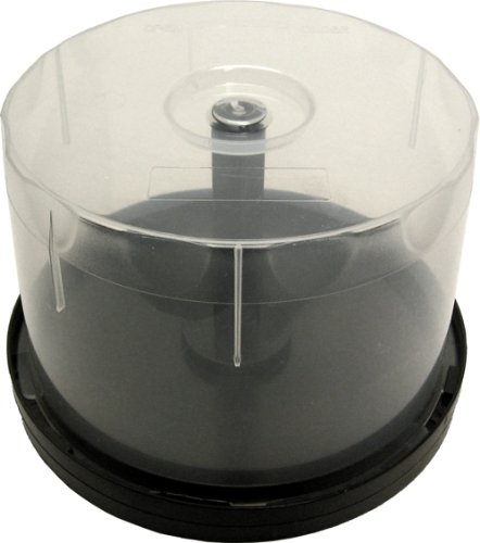 10 Clear & Black CD Beehive/Cakeboxes - Holds 50 Discs #CDIP50BH (Beehives, Cakebox, Cake Box, Bee Hive)