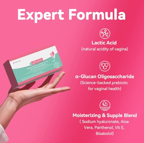 Gynable Vaginal Probiotic Gel | Rebalancing Intimate Gel | Promote pH Balance |Yeast Infection & BV Treatment | Vaginal Odor and Hygiene Support | Vaginal Moisturizer| 9 Pre-Filled Applicators