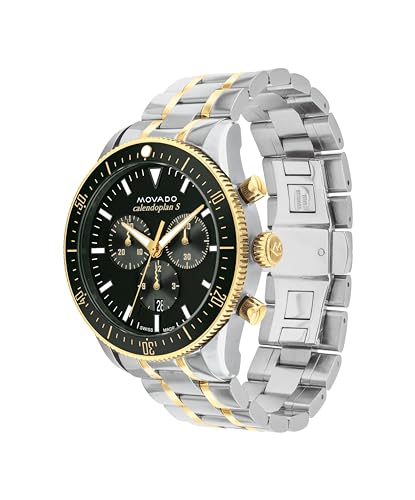 Image of Movado Heritage Series Calendoplan S Men's Chronograph Watch, Swiss Quartz, 42mm
