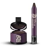 Style Edit Root Touch Up Stick and Powder for Covering Roots, Dark Brown Hair Color