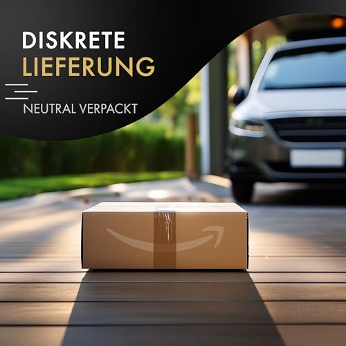 Liebesfreunde® Real Touch Dildo für Frauen - 20 cm realistischer Penis mit Saugnapf aus medizinischem Silikon, Sex Spielzeug für die Frau, phthalatfrei, weiß