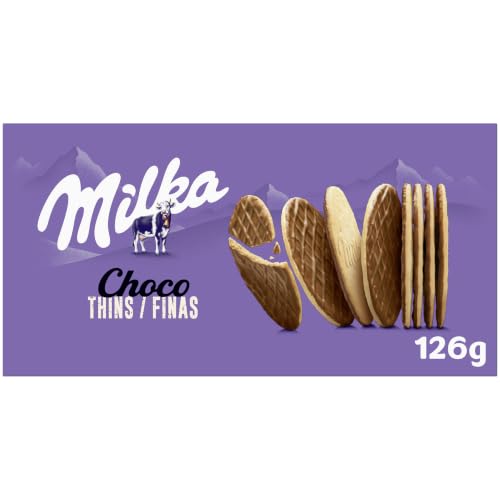 Miniatura 2 de Milka Choco Finas Galletas Con Chocolate Con Leche De Los Alpes 126 G, Pack De 12