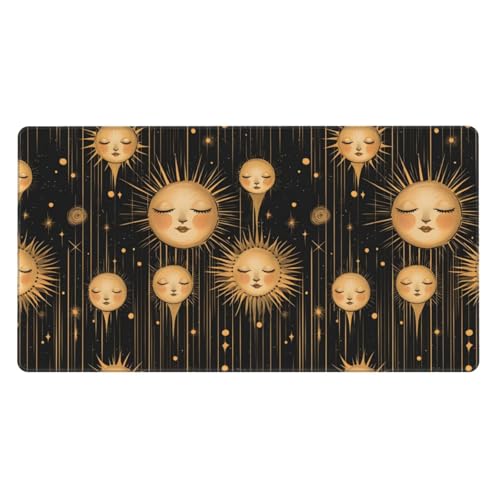 Grand tapis de souris de jeu haut de gamme aux bords cousus soignés