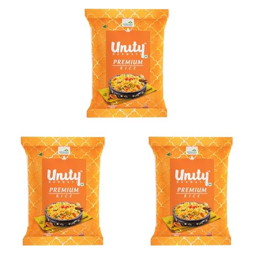 Image of Unity Premium Rice 1kg, White (Pack of 3)
