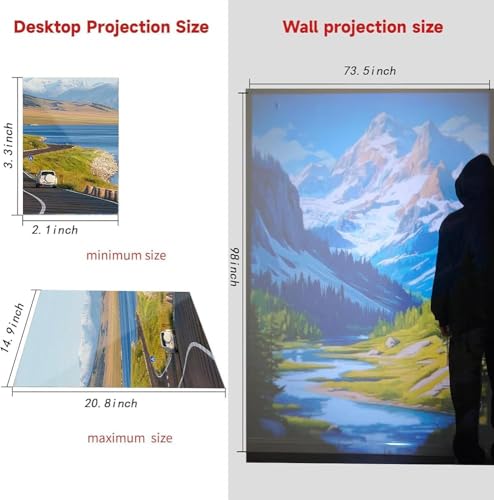 Proyector de arte portátil con tablero de trazado, no necesita configuración para dibujar y pintar