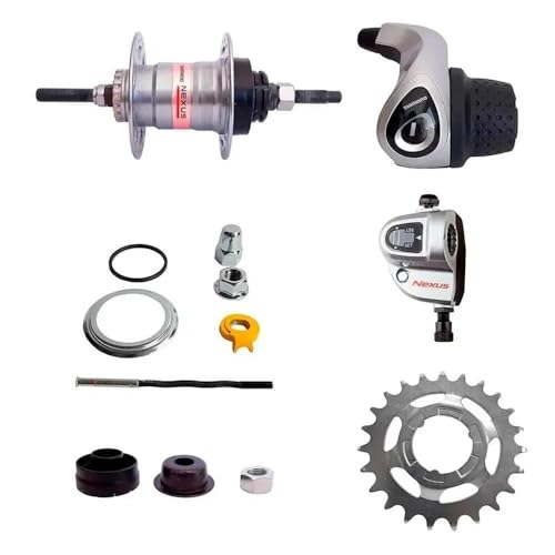 Cubo Nexus Sg-3r40 V-brake 3v 36 Furos Kit Completo Prata