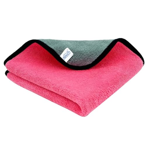 Image of HOMEXCEL Microfiber Car Cleaning Cloth | Kitchen Cleaning Cloth | 600 GSM | High Obsorbent | Extra Thick Microfiber Cloth for Cars, Bikes, Kitchen & Home