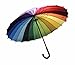 Streamline Rainbow Color Wheel Umbrella