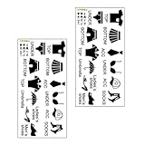 Étiquette de classement pour le rangement des vêtements : vous pouvez acheter cette étiquette décorative pratique chez un vendeur spécialisé. autocollant de catégorie de vêtements