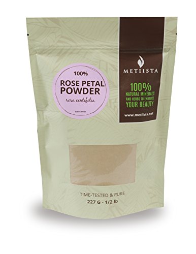 100% pure Rose Petals Powder (Rosa Centifolia) 1/2 LB- ORGANICALLY GROWN -NEW! Resealable packaging