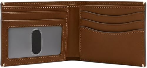 Miniatura 8 de Fossil Cartera de cuero delgada y minimalista con bolsillo frontal para hombre