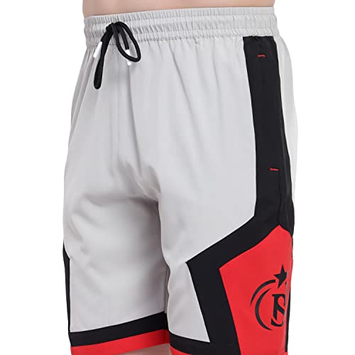 Image of BLUE STAR SHARK NS Lycra Sport Shorts for Men |Goa Shorts for Men | Running Shorts for Men | Regular Shorts for Men
