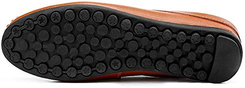 Image of Men's Classic Leather Slippers Office Casual House Slip On Backless Loafers