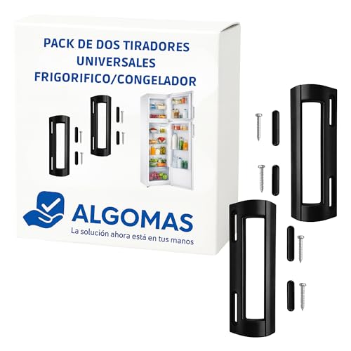 ALGOMAS   Pack 2 Tiradores Negros Universales