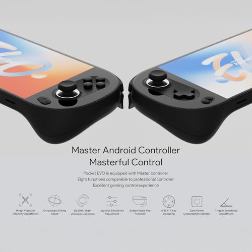 Image of AYANEO Pocket EVO Android Gaming Handheld Console - 8GB RAM 128GB Storage, 7 inch 165Hz OLED Display, Snapdragon G3x Gen 2, Hall Sensing Controls, Active Cooling System