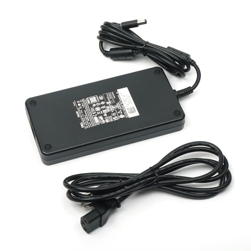 Dell Laptop Charger 240W Watt Barrel 7.4mm tip AC Power Adapter,Inspiron 3500 5500 5505 Precision 3260 3240 AC Adapter, Black, LA240PM160