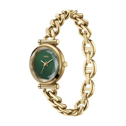 Image of Fossil Carlie Gold Quartz Stainless Steel Watch ES5441