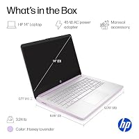 HP 14” Ultra Light Thin Laptop Computer 2026 Premium, MS Office, Copilot AI, 4-Core Intel CPU, 4GB DDR5 RAM, 628GB Storage (128GB UFS+500GB Ext), Long Battery, MarxsolAccessory, Win 11 Pro, Lavender — image 9