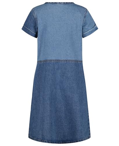 Image of Calvin Klein Girls' Short Sleeve Lightweight Chambray Denim Shirt Dress