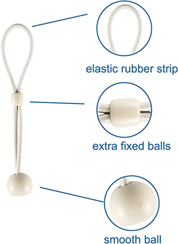 Estores de rolo de substituição universal para exterior/interior (kit de 3 peças elásticas com tampa