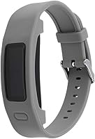 Vista 4 de Correa para Garmin Vivofit 2, correa de repuesto de silicona suave para Garmin Vivofit 2 Activity Tracker, se ajusta a muñecas de 6.0 a 9.0 pulgadas