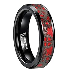 6mm Red+Black Tungsten