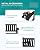 SERWALL HDPE Outdoor Bench, Weatherproof Porch Bench, 1 Pack, Black