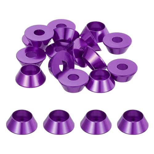 Rondelles coniques M5 aluminium anodisé violet accessoires de drone FPV
