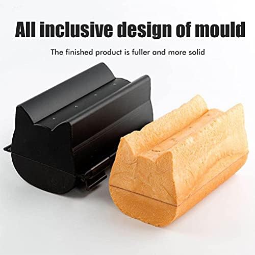 Hidyliu Bread Pan for Baking - Aluminized Bread and Loaf Tins Non Stick Bread Mold Cute Cat Shaped Loaf Pan Baking Tool for DIY Cakes Biscuits (12.7*12*11cm)