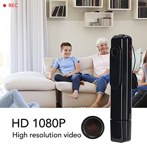 Ashata Small Body Camera, 1080P Hd Wearable Back Clip Design Personal Pocket Video Camera, Rechargeable Usb 64G Memory Card Portable Pocket Cam With Audio Recording Wearable #TOP5