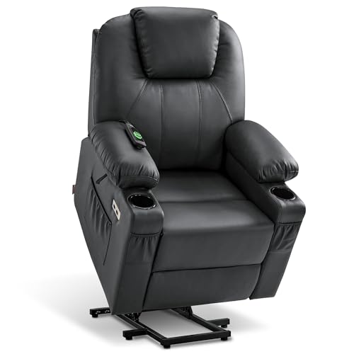 Image of MCombo Small Power Lift Recliner Chair for Elderly, Heat and Massage 7141