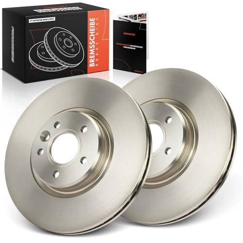 Frankberg Brake Disc Set incl. 2x Discs Front Vented Ø320mm Compatible with V40 Hatchback 525 Focus II DA DP HCP V50 545 Replace# 274521,31302573