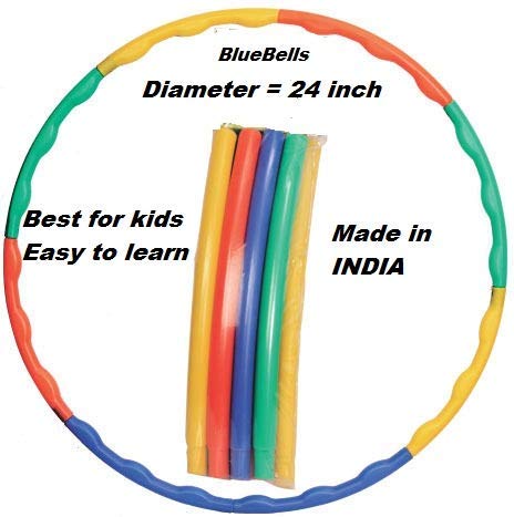 Xygzag Hula Hoop, Hoopa Hula, Exercise Ring for Fitness with 24 inch Diameter for Boys/Girls, Kids ( Multi Color ) (B08FFJZVDF) Amazon Price History, Amazon Price Tracker