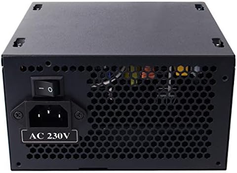 CiT Builder 500W Power Supply, Non Modular, PPFC, 70% Efficiency, 12cm Cooling Fan, An Excellent Entry Level Power Supply, No Power Cable Included | Black