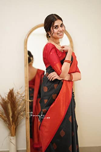 Image of Flosive Women's Jacquard Silk Saree