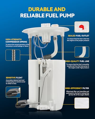 Image of PHILTOP Electric Fuel Pump Assembly FG0920 Fit for Toyota Sienna