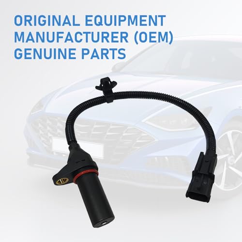 UGSHY 1 PC Automobile Crankshaft Sensor, Engine Crankshaft Position Sensor Replacement Parts 39180-2B000 391802B000, Solves Ignition Difficulties, Compatible with Modern Accessories (Black) - Image 5