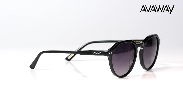 Round Polarized Sunglasses for Women, Italy Acetate 100% UV Protection Retro Amazon.com: AVAWAY Round Polarized Sunglasses for Women  main image 3