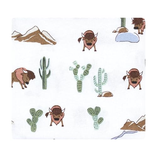 Image of Hudson Baby Unisex Baby Cotton Poly Flannel Receiving Blankets Bundle, Wilderness, One Size