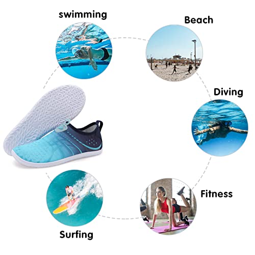 Image of Spesoul Womens and Mens Water Shoes Breathable Quick Dry Soft Barefoot Aqua Socks for Hiking Swim Beach Surf Yoga Sport