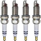 4 Pcs Car Spark Plug Auto Parts 101905601B 0241235674 Compatible With Skoda Polo Golf Canddy Ibiza