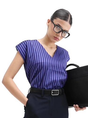 Image of RAREISM Boxy FIT Striped TOP