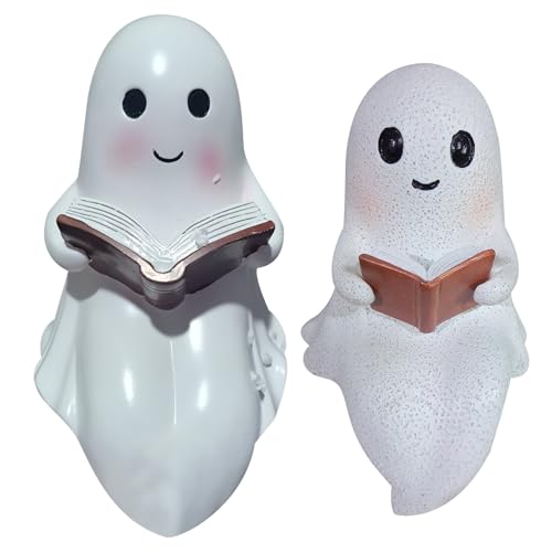 Luz Fantasma - Luz Nocturna de Halloween, Lámpara Fantasma LED | Estilo Creativo de Libro de Lectura con Brillo Ambiental para Habitación Infantil, Repisa de Cocina, Dormitorio Festivo, Escritorio de
