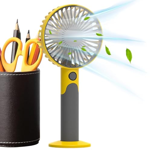 Ventilador de mano portátil de 6 velocidades para estudiantes y viajeros activos 2