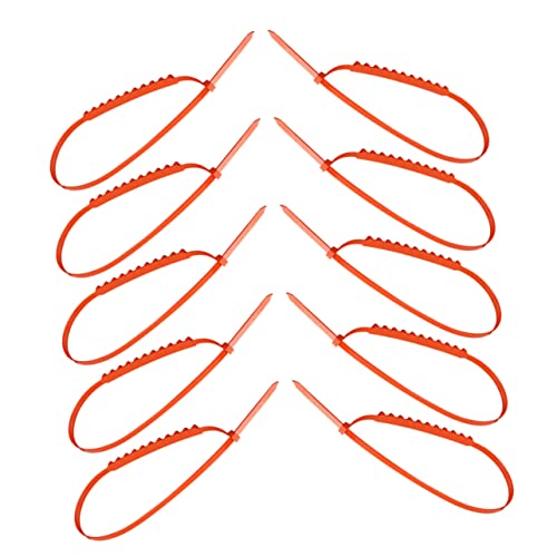 Ciieeo 10pcs Slip Tire Chains for Snow Mud Durable Nylon Wheel Cables for Motorcycles Electric Scooters Bikes Increased Traction for Safe Escaping Bad Weather