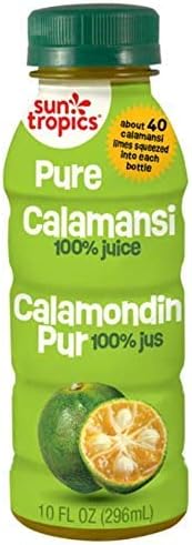 Sun Tropics Pure Calamansi, 10 oz (3 Pack), Not From Concentrate, Citrus Juice