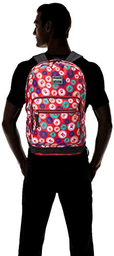 Mochila Escolar Luxcel Adulto Unissex, Vermelho, U