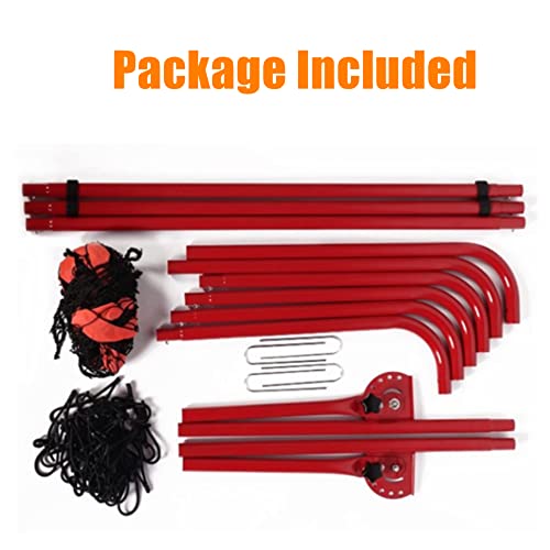 6 X 4 Feet Pitch Back Baseball Rebounder Net, Softball/Baseball Bounce Back Net For Throwing And Pitching Practice, Adjustable Rebounder Net Trainer #TOP7