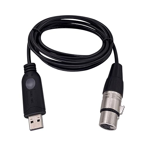 Câble USB vers XLR DSD TECH SH-AU20A pour micros dynamiques - Geekodrome: Boutique d'accessoires geek Câble audio USB vers XLR
