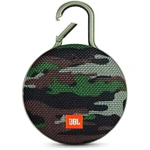 JBL Clip 3, Camouflage - Waterproof, Durable & Portable Bluetooth Speaker - Up to 10 Hours of Play - Includes Noise-Cancelling Speakerphone & Wireless Streaming